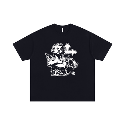 Detroit,Angel streetwear,religious streetwear,detroit clothing,game day tee