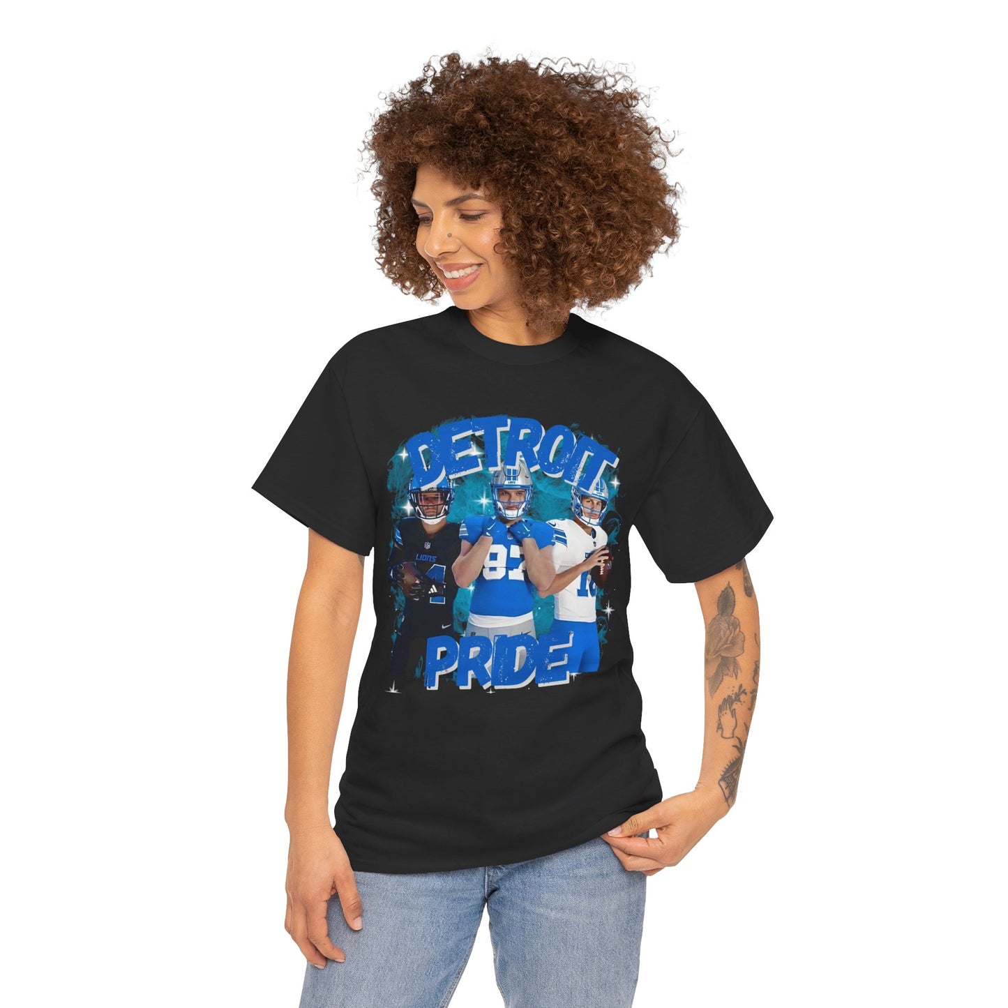 DETROIT FOOTBALL STARS Tee