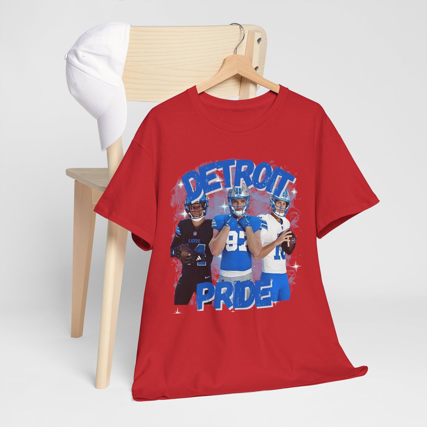 DETROIT FOOTBALL STARS Tee