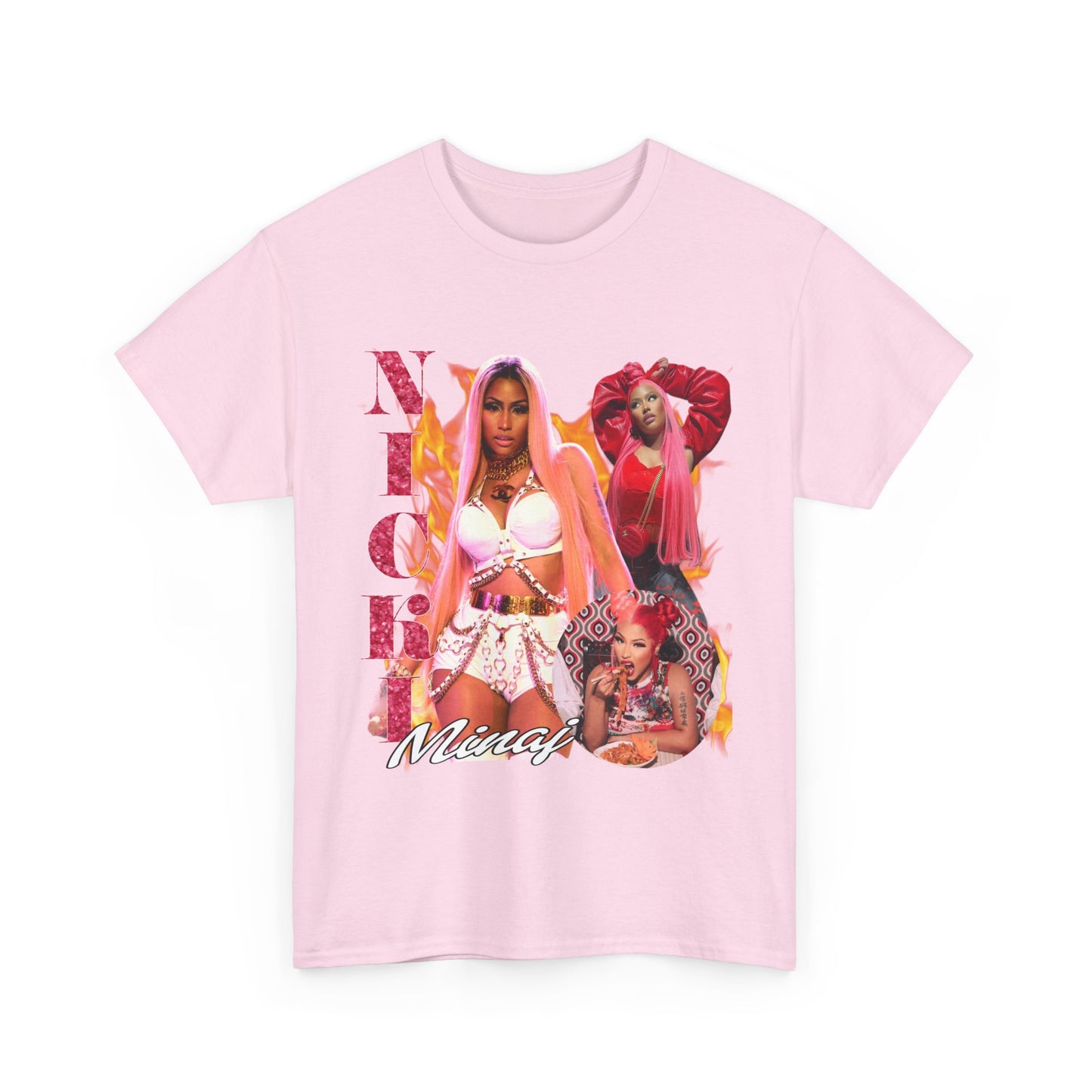 Nicki Minaj Bootleg Rap Concert Heavy Cotton Tee