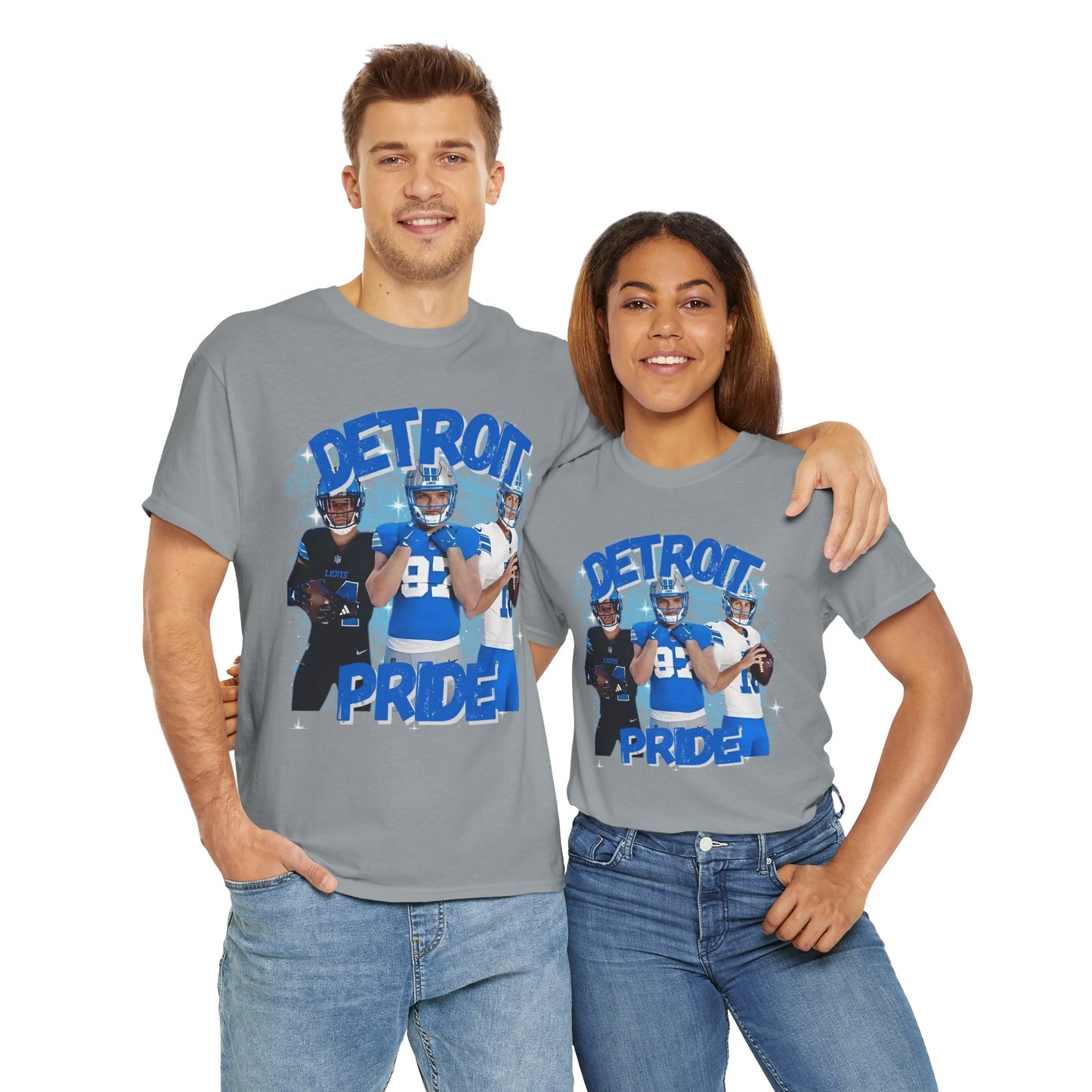 DETROIT FOOTBALL STARS Tee