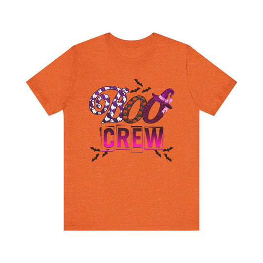 Boo Crew Halloween Unisex Jersey Tee