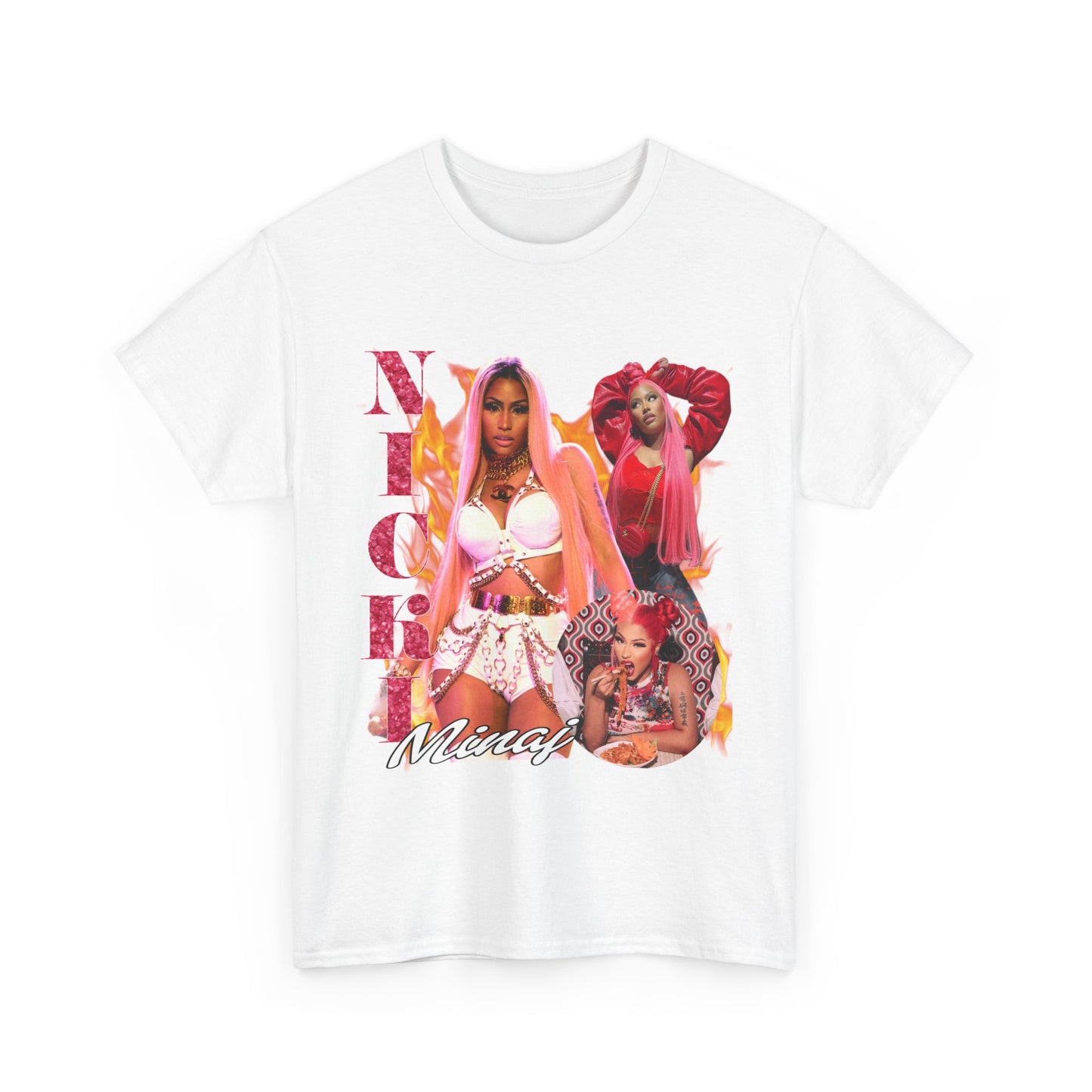 Nicki Minaj Bootleg Rap Concert Heavy Cotton Tee