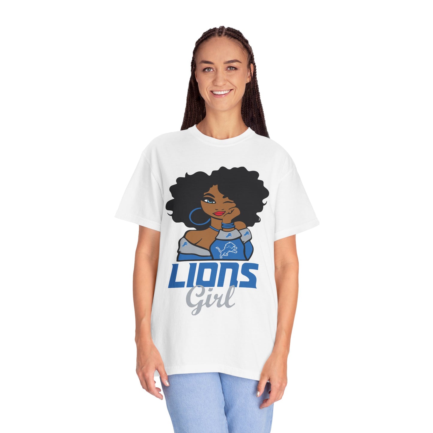 Lions Girl Garment-Dyed T-shirt