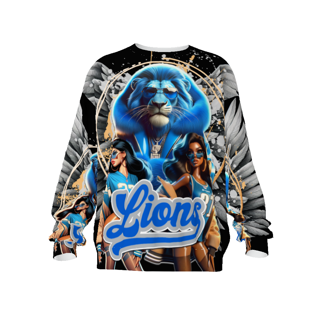 LIONS,Detroit,Street Wear,3d print,Detroit Pimp