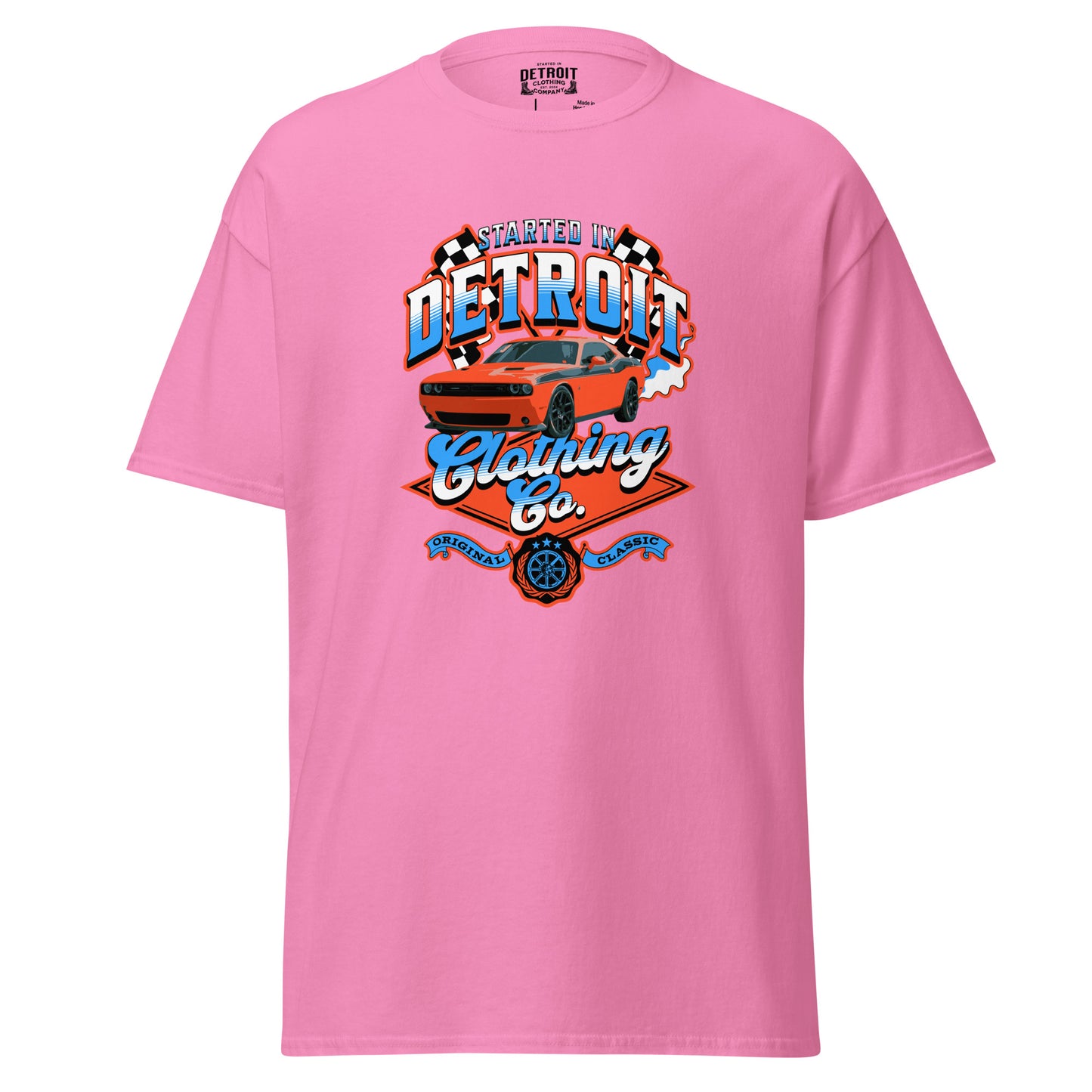 Started IN Detroit Clothing Co. Muscle Car Unisex Classic Tee