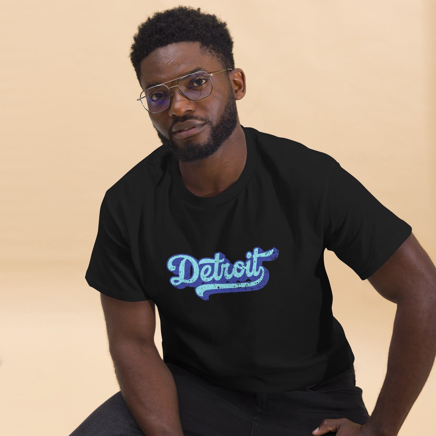 Detroit large Print Unisex Classic Tee