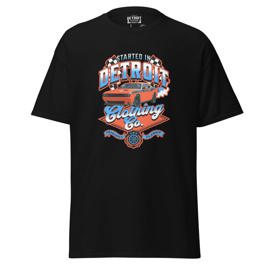 Started IN Detroit Clothing Co. Muscle Car Unisex Classic Tee