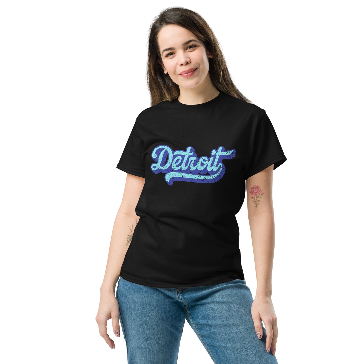 Detroit large Print Unisex Classic Tee