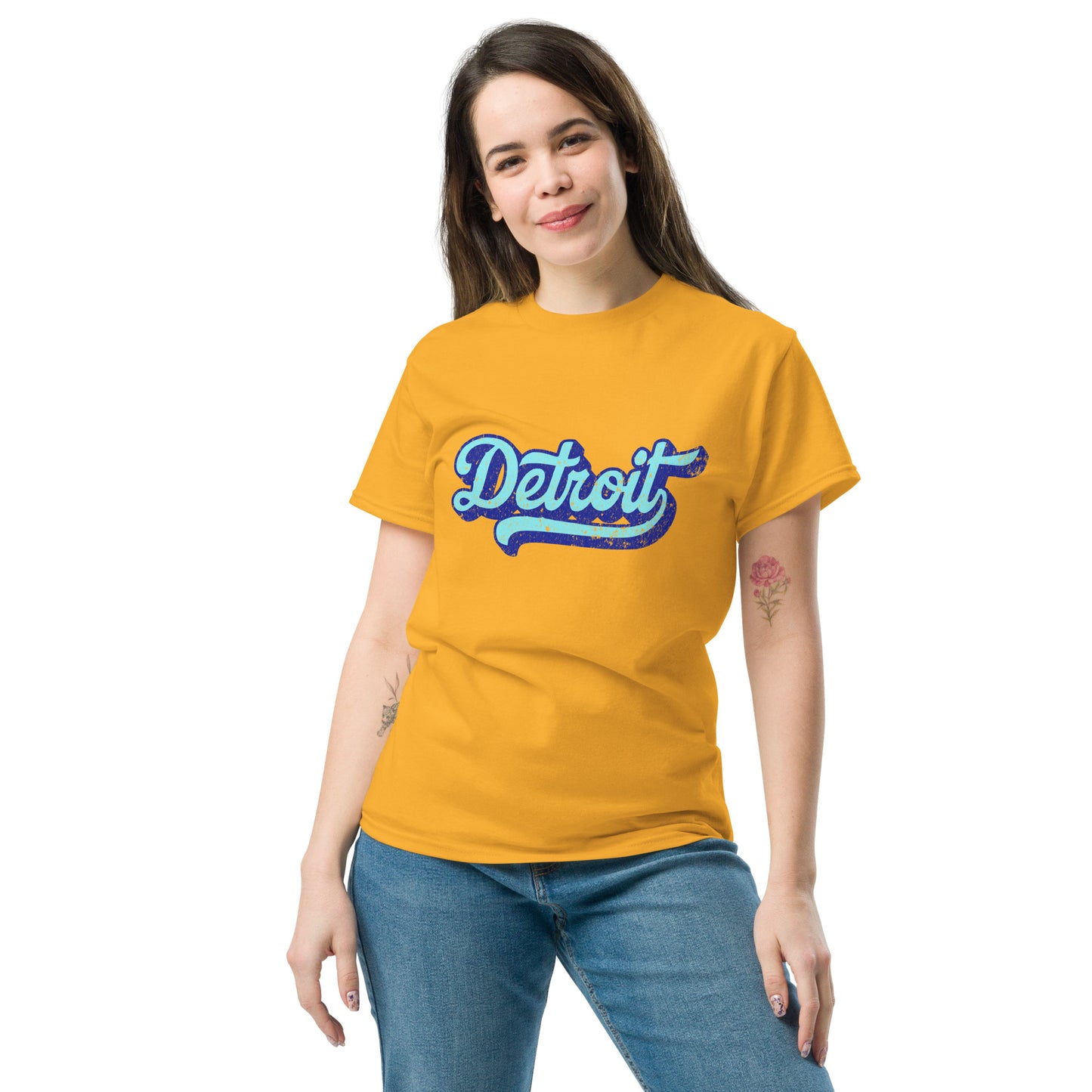 Detroit large Print Unisex Classic Tee