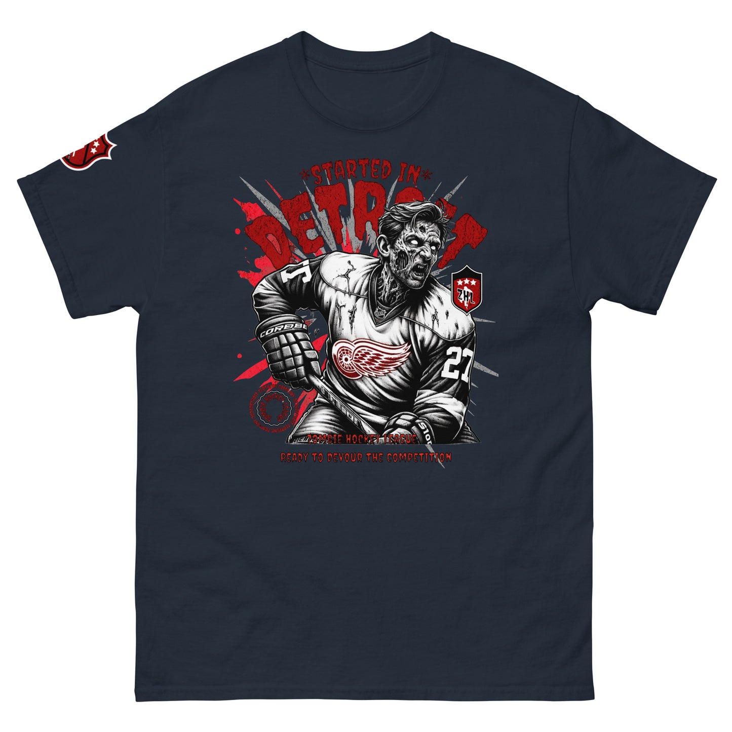 Zombie Hockey League  Unisex classic tee