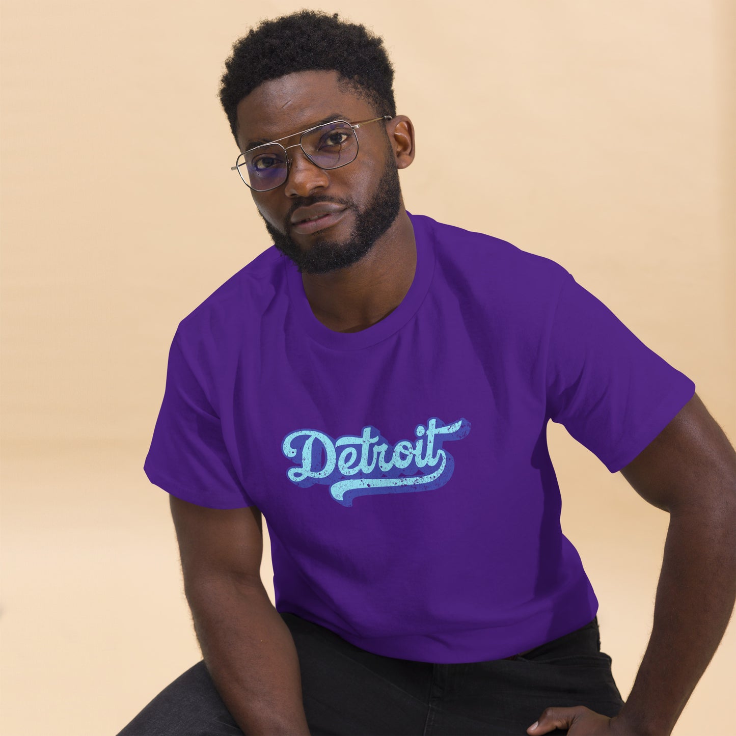 Detroit large Print Unisex Classic Tee