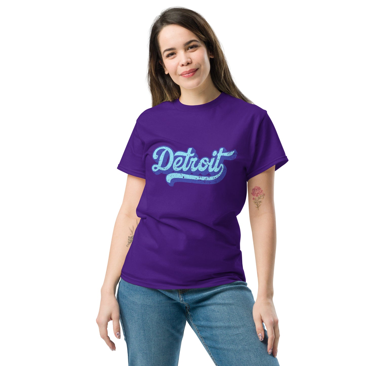 Detroit large Print Unisex Classic Tee