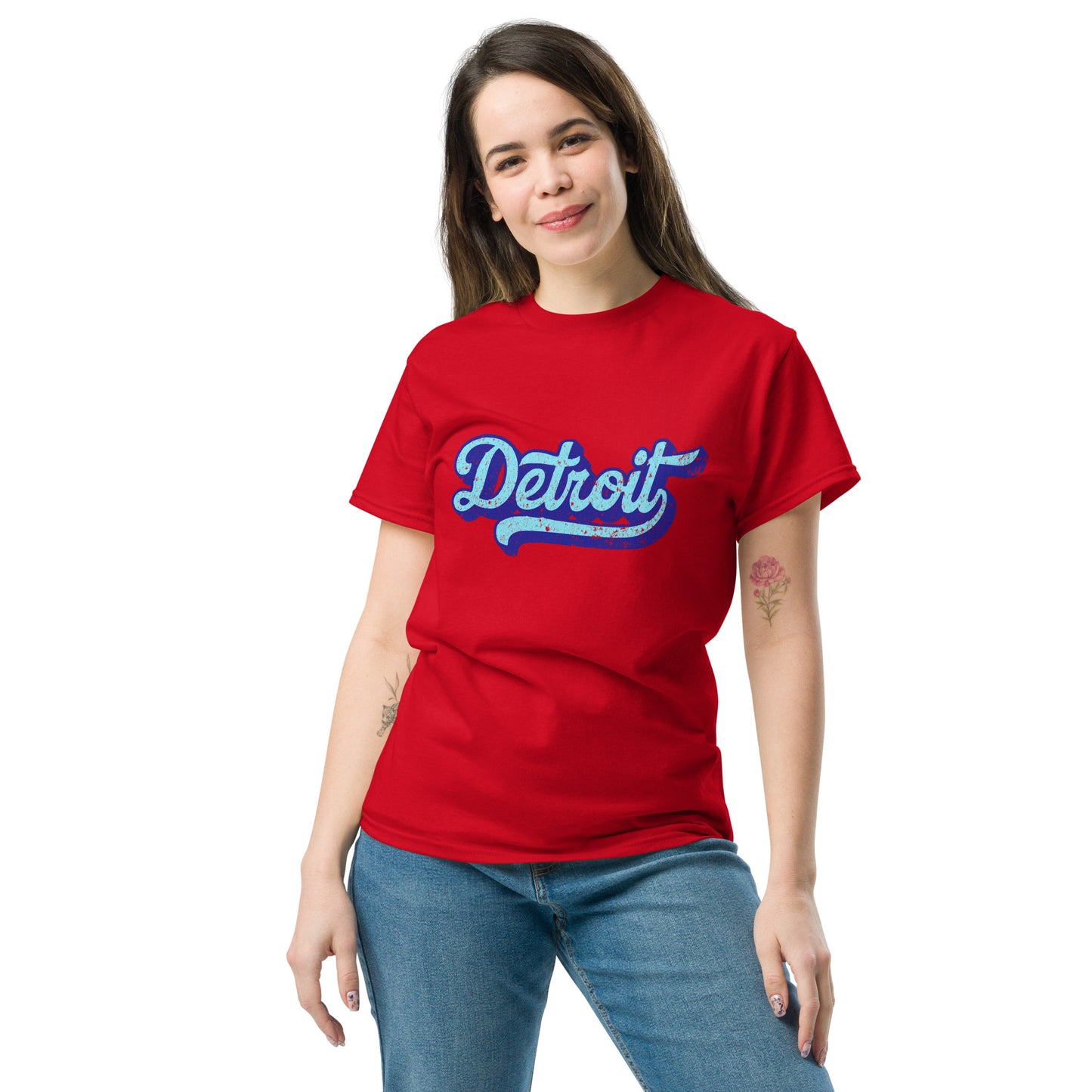 Detroit large Print Unisex Classic Tee