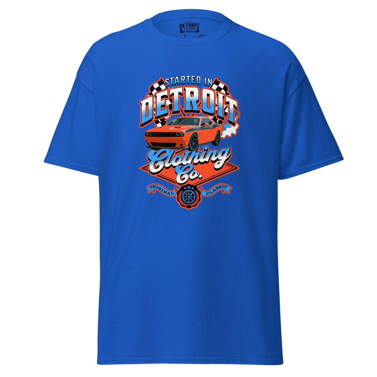 Started IN Detroit Clothing Co. Muscle Car Unisex Classic Tee