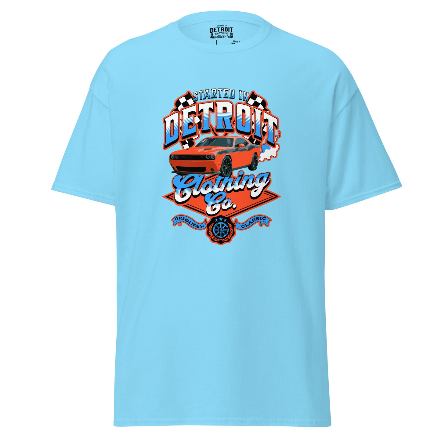 Started IN Detroit Clothing Co. Muscle Car Unisex Classic Tee