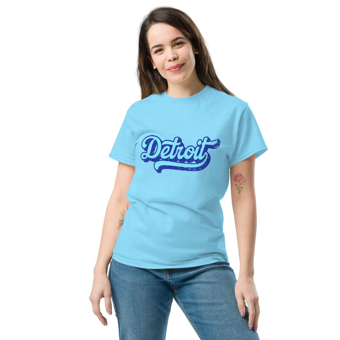 Detroit large Print Unisex Classic Tee