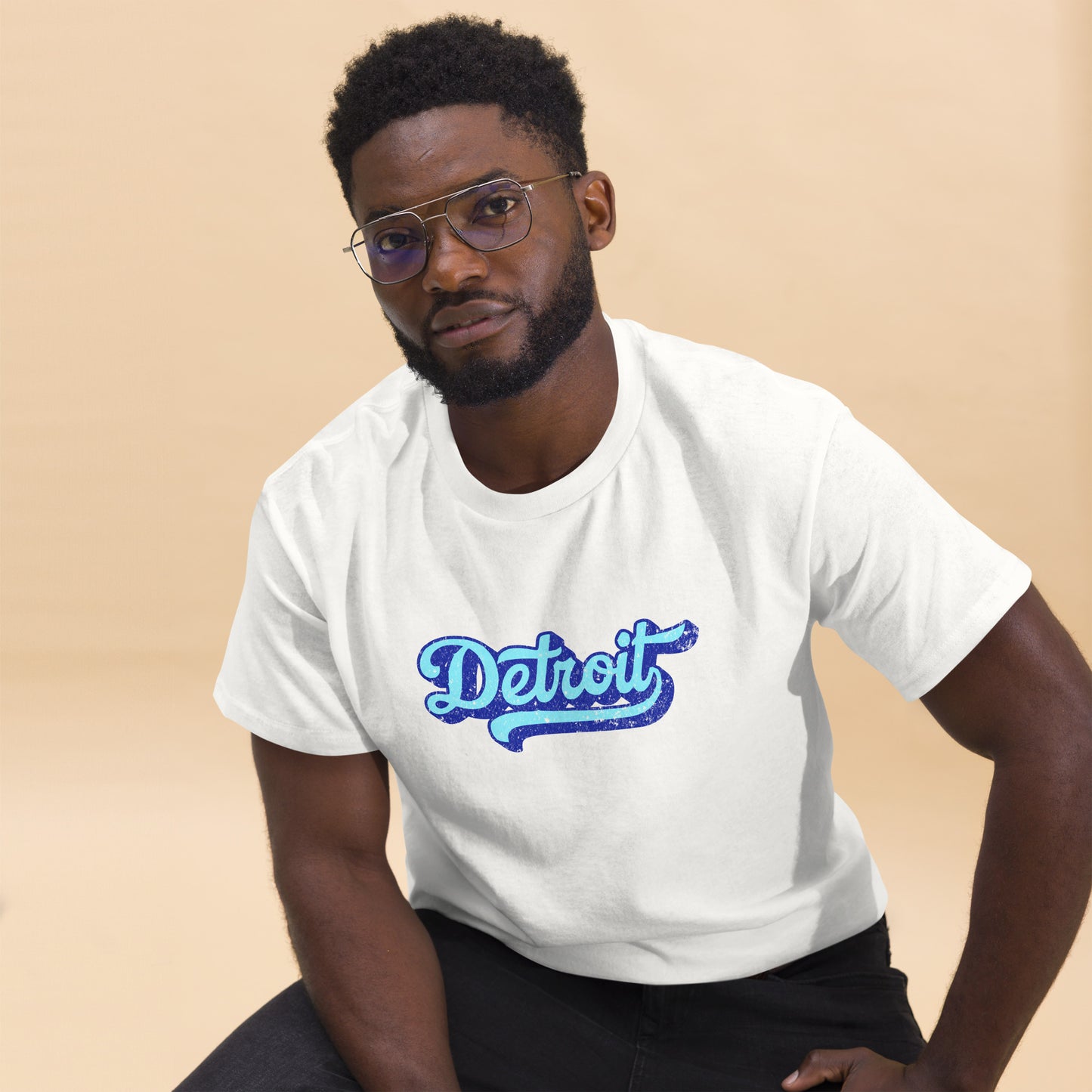 Detroit large Print Unisex Classic Tee