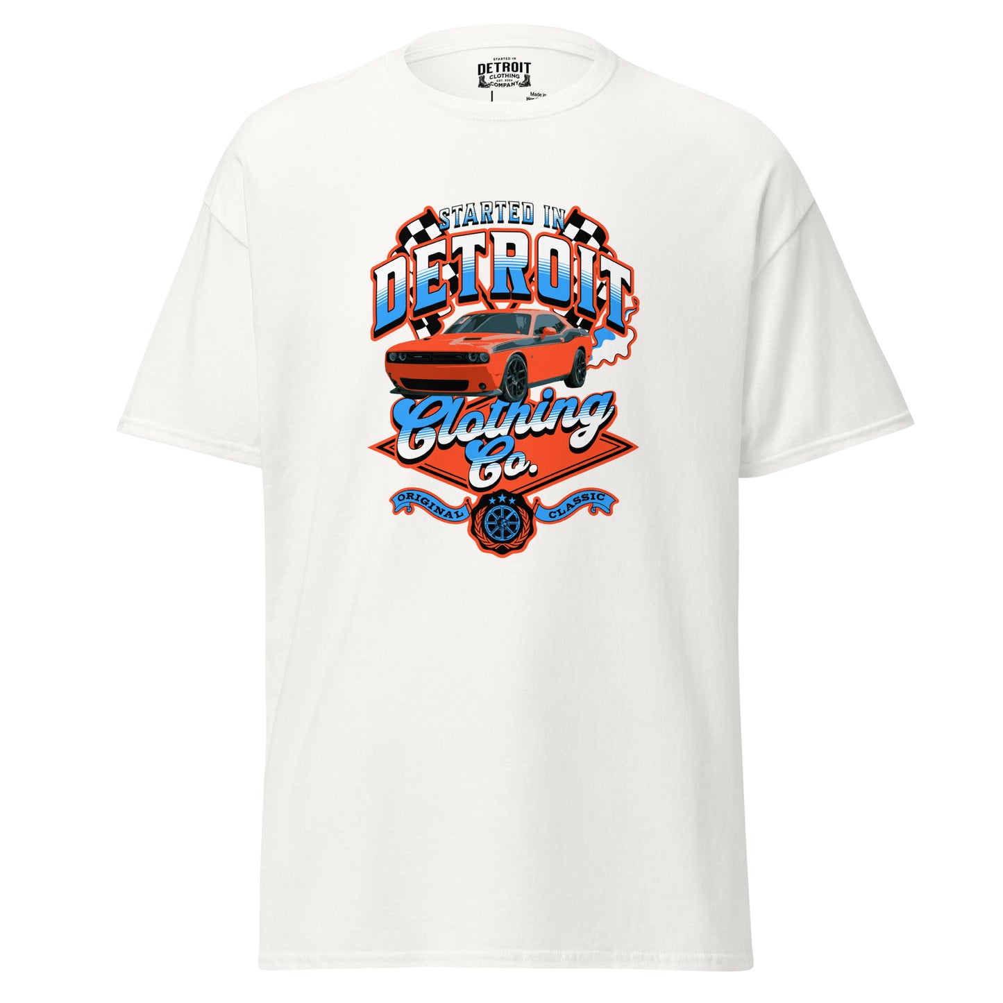 Started IN Detroit Clothing Co. Muscle Car Unisex Classic Tee