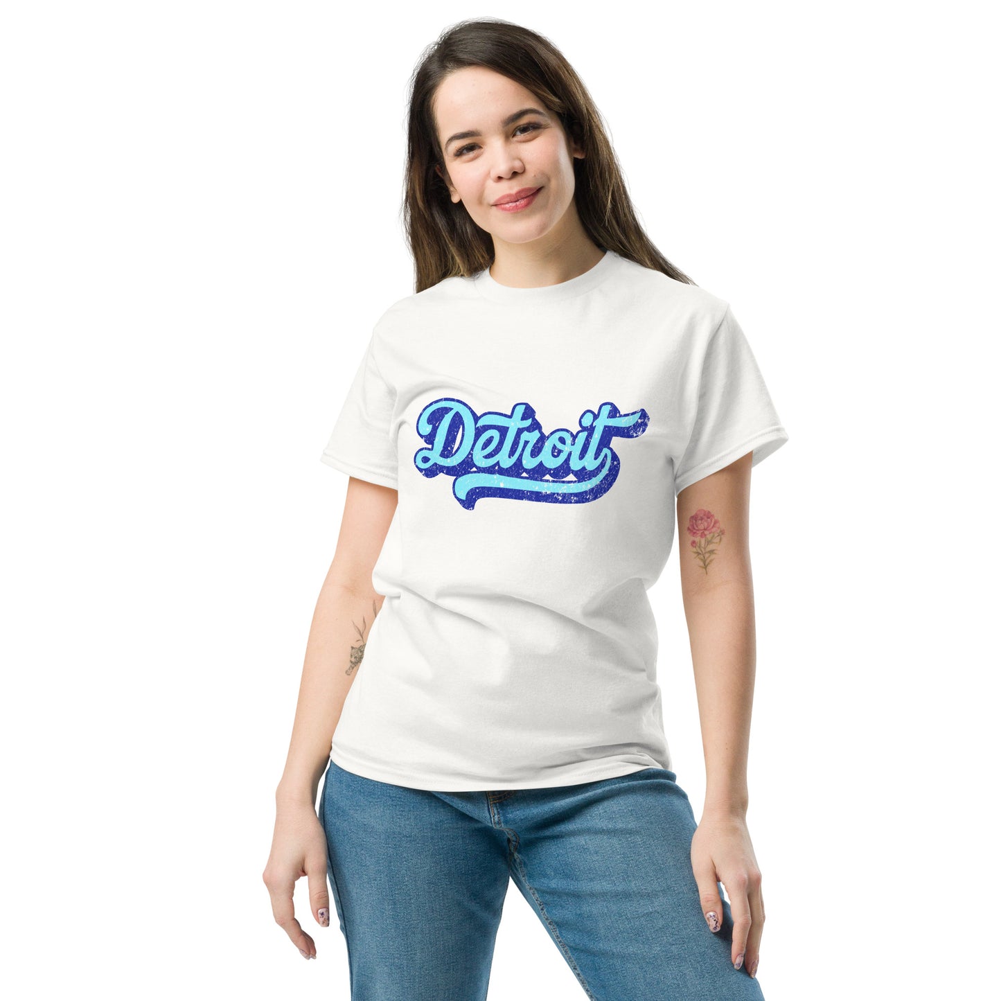 Detroit large Print Unisex Classic Tee