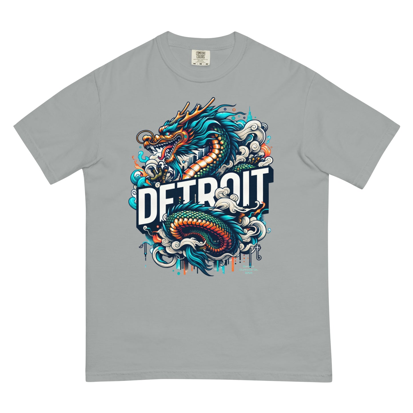 Detroit Dragon Unisex Premium Heavyweight T-shirt