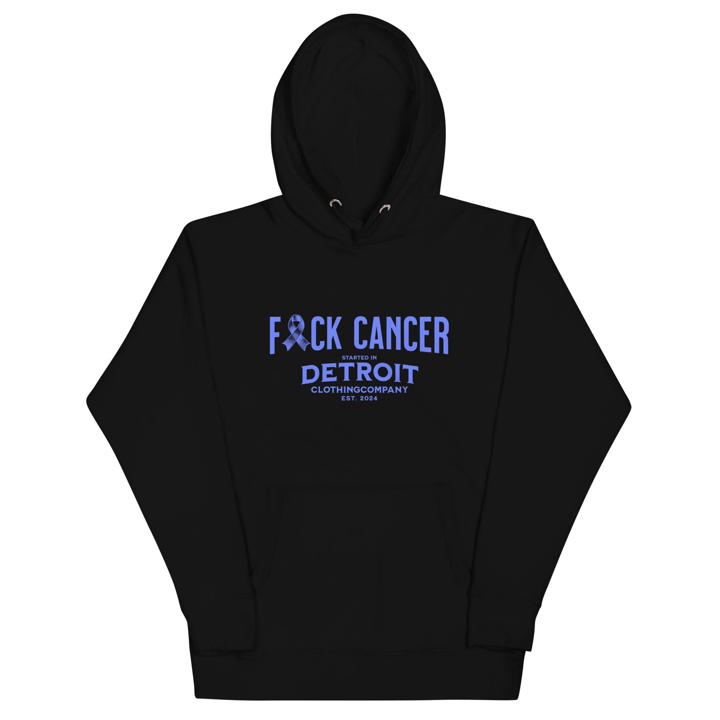 Started IN Detroit F*CK CANCER Pull Over Hoodie