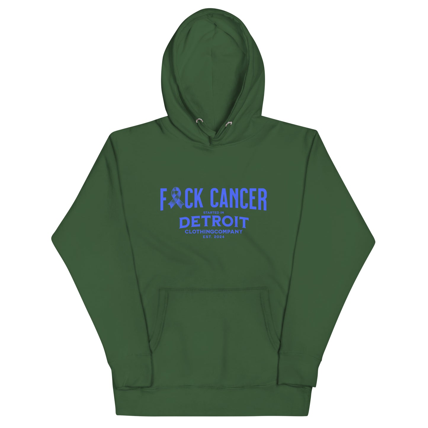 Started IN Detroit F*CK CANCER Pull Over Hoodie