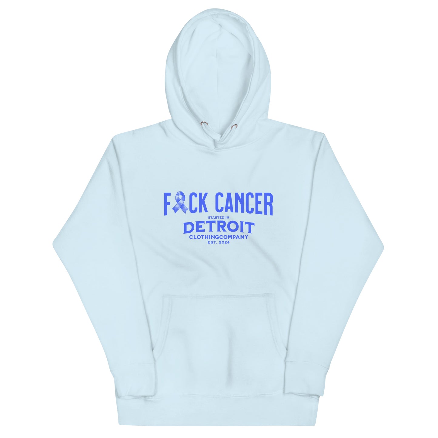 Started IN Detroit F*CK CANCER Pull Over Hoodie