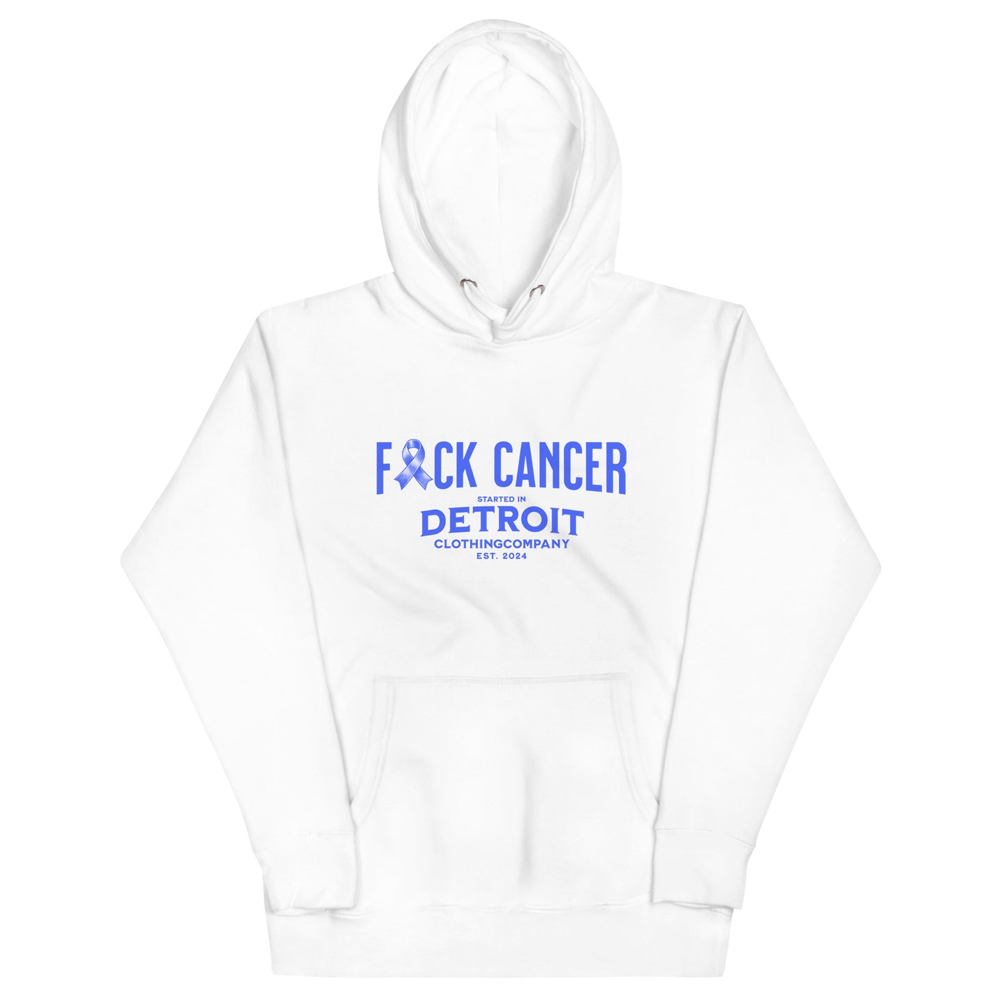 Started IN Detroit F*CK CANCER Pull Over Hoodie