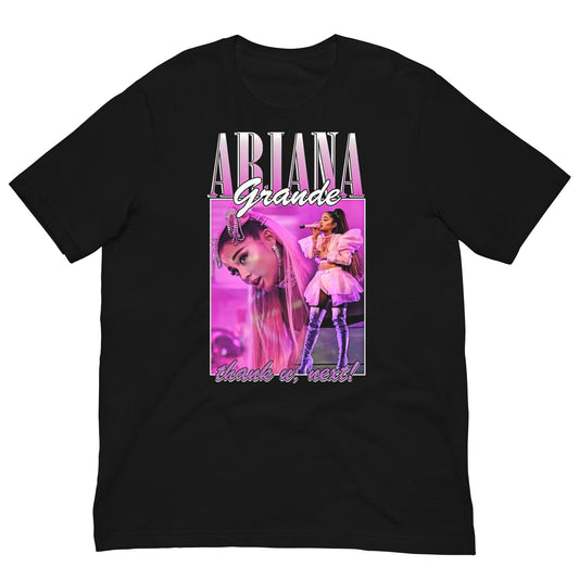 Ariana Pop Star Grande Backdoor Concert Tee Unisex