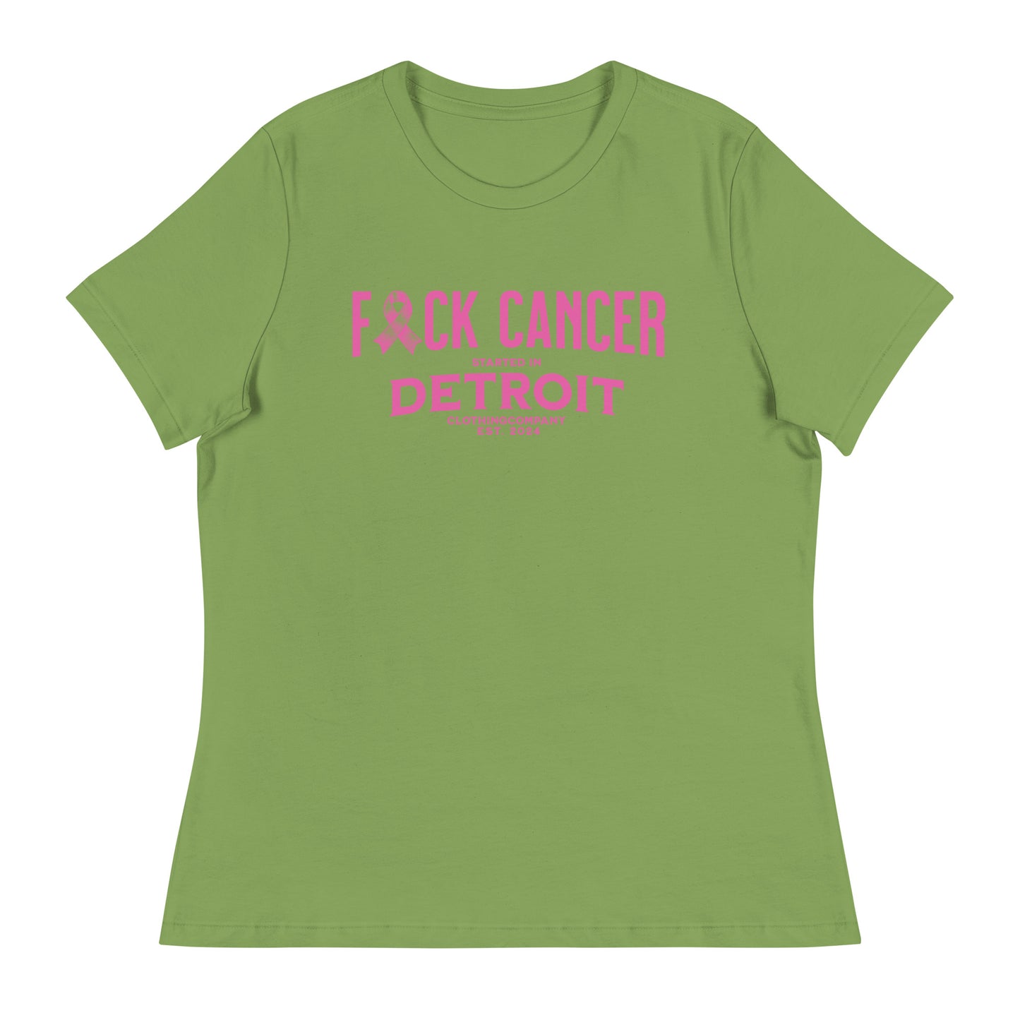 Started IN Detroit F*CK CANCER Women's Relaxed T-Shirt